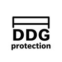 Минималистичная плоская иконка защиты от DDoS-атак в однотонном стиле на белом фоне